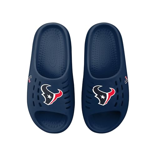 Image of FOCO Men's NFL Team Big Logo Molded Chunky Slide Sandals | Casual Sandals