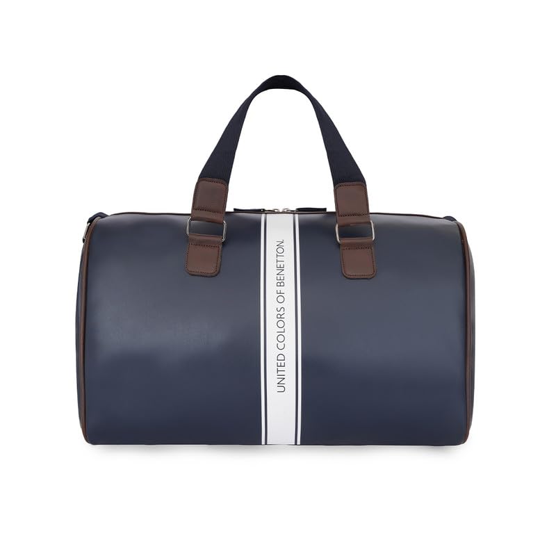 Unisex Duffel Bag Maverick - Navy | Casual Travel | Adjustable Strap | 23L Capacity | Trendy Gym Bag for Men & Women | Organised Duffle Bag | Stylish and Fashionable Bag-image-44