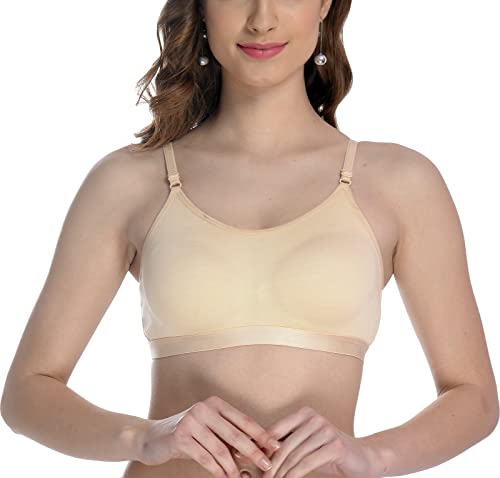 Image of FIMS - Fashion is my style Women Cotton Sports Bra for Gym, Yoga, Running Bra for Girls, Racer Back, Full Coverage, Multicolor, Cup B, See Main Image to Check How Many Bra You Will Get
