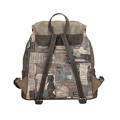 Anekke | Zaino con patta e tasca frontale |