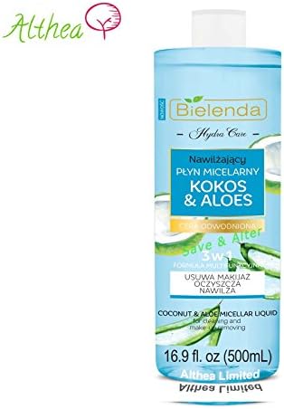 Hydra Care Coconut and Aloe Moisturizing Micellar Liquid for Dry and Dehydrated Skin Bielenda