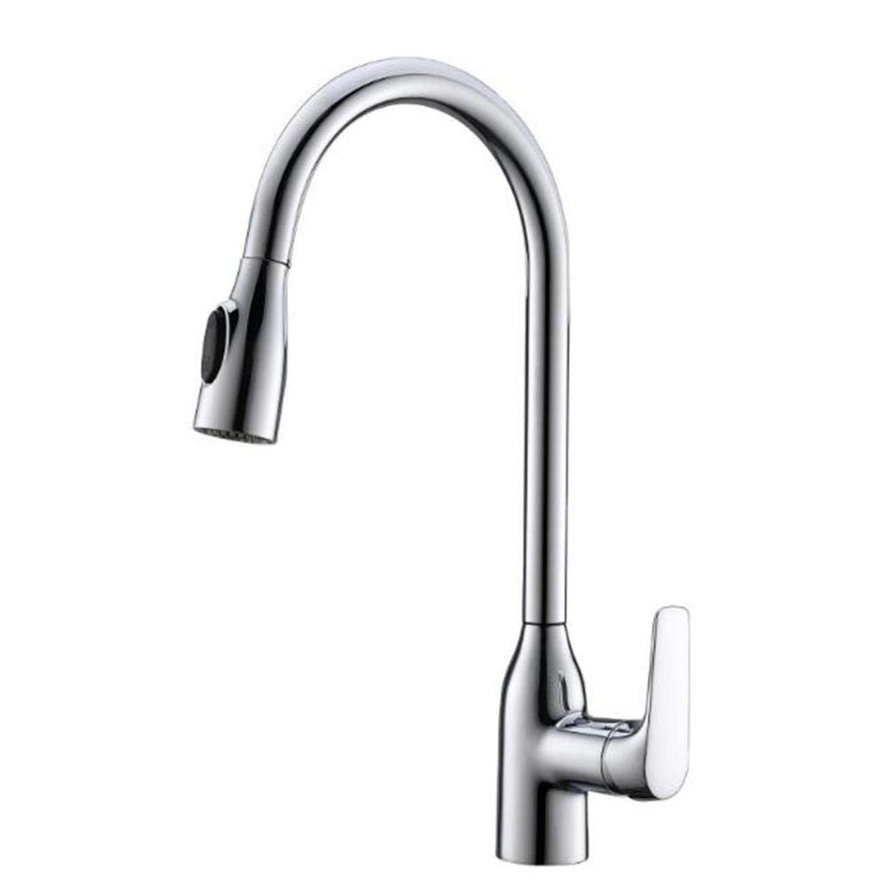 Robinet de cuisine en laiton rotatif et durable pour évier moderne