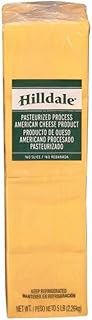 Hilldale Yellow American Cheese, 160 Slices, 5 Pound, 4 per Case, Pre-Sliced
