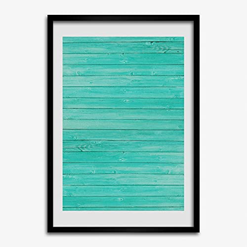 Cadre de peinture moderne 50x70 cm Tulup en bois vert pour décorer le salon