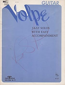 Unknown Binding Jazz Solos with Easy Accompaniment for Guitar Book