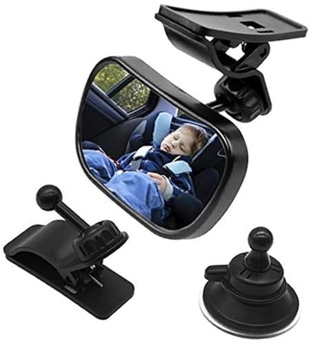 Miroir de voiture pour bébé le regard bienveillant d'une maman