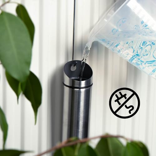 com-four® 2x Luftbefeuchter aus rostfreiem Edelstahl - Verdunster für Heizkörper zum Aufhängen - Wasserbehälter mit S-Haken für ein angenehmes Raumklima (2x Verdunster-Edelstahl)