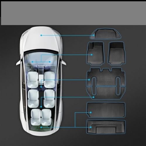 Tapis de sol pour Model X 6 places idéal pour les sorties ski - 3