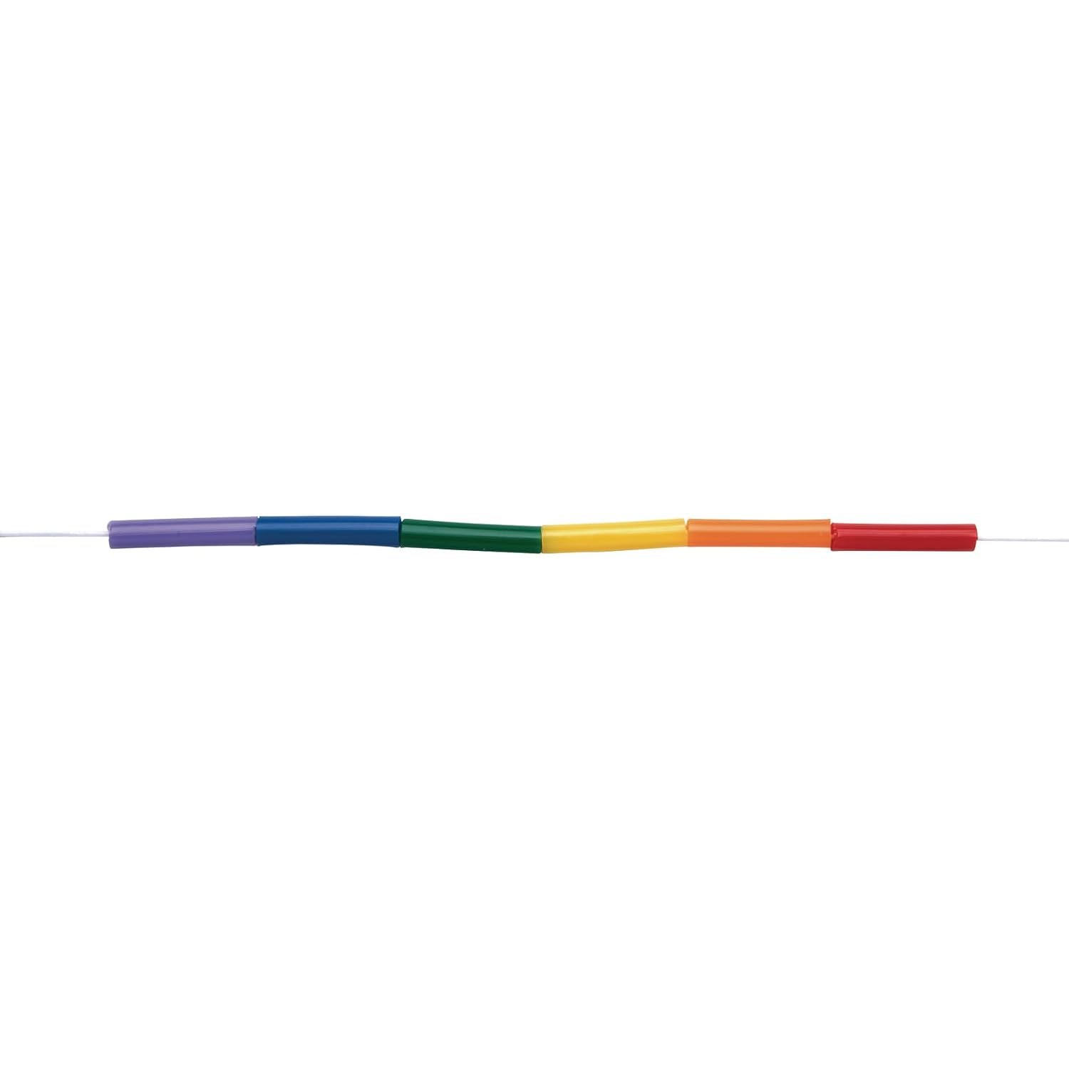 Colorations STRS Plastic Stringing Straw Beads for Jewelry, Necklaces, Bracelets, Crafts, Hobbies, and Early Math Skills Sorting, Counting, and Patterning - 1-Pound Resealable Gusseted Bag