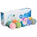 360Feel Bath Bombs Gift Set 10 Large USA made -Made with Essential Oil -All Natural Organic Bath Fizzies- Gift ready box - Aromatherapy Organic Bath Bomb for Women Men and Kids - Gift ready box