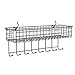 Spectrum Diversified Garage Craft Tool Pegboard Mount Basket Shelf & Hook Rack Station Wall Organizer, One, Industrial Gray
