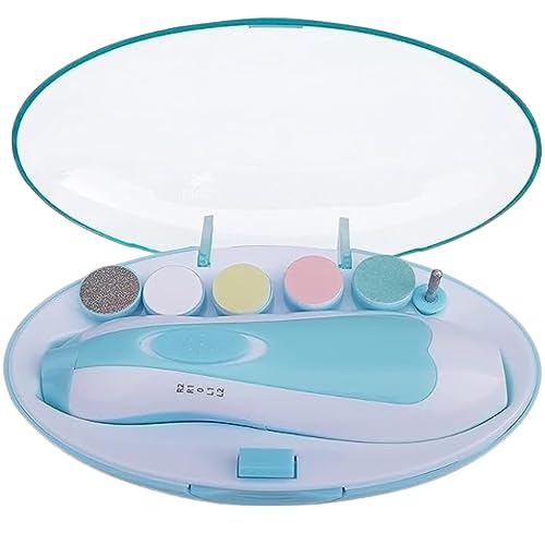 Brentonis Baby Nail File Grinder Set Safe Nail Trimmer Kit for Kids Safe& Effective Baby Manicure Manicure Tools (Blue)-image-39