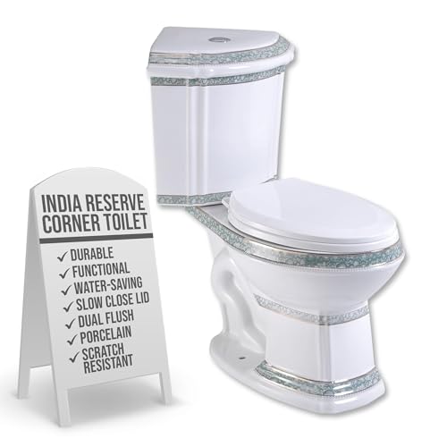 Renovators Supply Manufacturing Corner 2 Piece Toilet India Reserve Bathroom