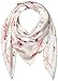 Produktbild Karl Lagerfeld Paris Damen Painted Floral 100% Silk Twill Square Scarf Schal für kaltes Wetter, violett, Einheitsgröße