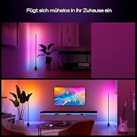 Philips Hue Play Stehleuchte, RGBWWIC LED, 122 cm, Mehrfarbige Farbverläufe, Smart Lighting, Alexa, Google Home, Apple Home, TV-Synchronisation erfordert Hue Bridge und Sync Box (separat erhältlich) – Ansicht 5