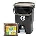 Produktbild FairFox Bokashi Komposteimer Küche [Geruchsdicht] 19 L Volumen, Küchenabfalleimer, Komposter mit 1 Kg Bokashi Ferment für Küchenabfall & Kompostieren | Biomülleimer