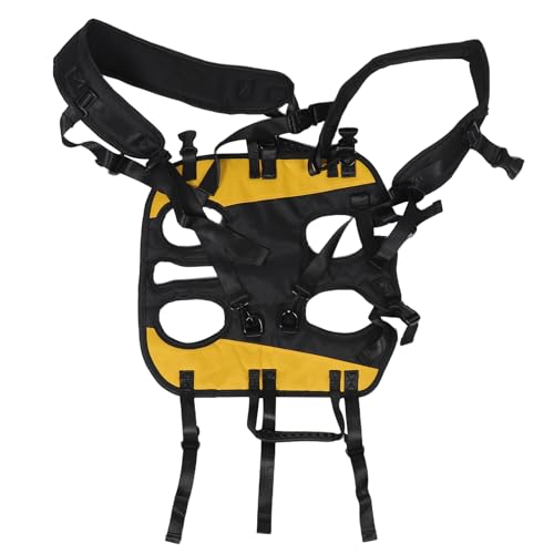 Mochila frontal para perros pequeños en ciclismo y viajes diarios con malla UKCOCO 2