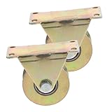 OUNONA 2pcs Heavy Duty Cable Pulleys Sliding Door Single Pulley Wheels Easy to Install Versatile Applications for Industrial Use Smooth Operation