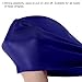 PATIKIL Silicone Swim Cap, 2 Pcs Waterproof Swimming Hat Non-Slip Adult Swimming Cap for Women and Men Swim Training Racing, Deep Blue