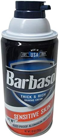 Barbasol Thick & Rich Shaving Cream, Sensitive Skin 10 oz (Pack of 12) image 2