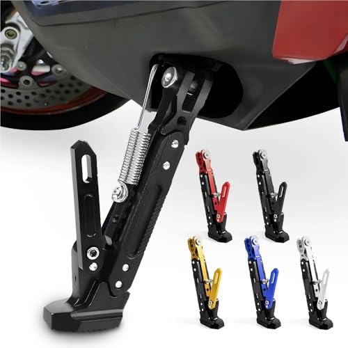 Béquille de moto réglable en métal CNC, support de précision durable - 2