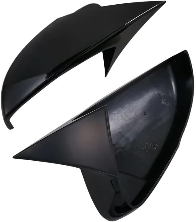 HYRAM Glossy Black Car Rearview Mirror Covers Side Wing Mirror Caps Fit for Skoda Octavia Mk3 A7 5E 2014-2019 Exterior Mirrors (Color : 1pc Black Right)