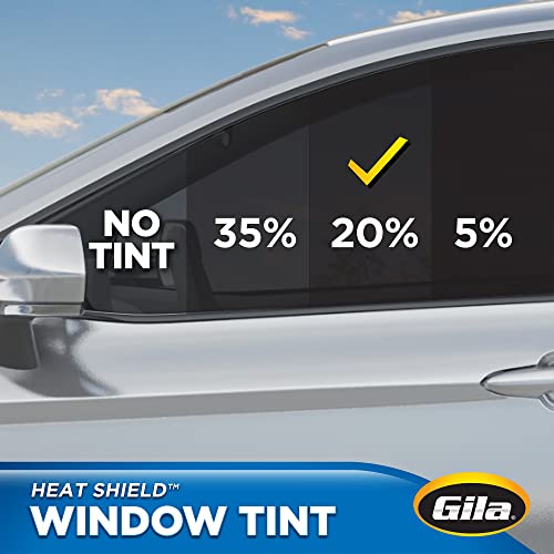 Gila Nrs44 Basic Limo Black 20-Percent Vlt Scratch Resistant Automotive Window Tint, 20% Limo Black, 24" X 6.5' #TOP6
