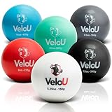 Weighted Balls for Baseball 6 Ball Set: Withstands 18,000 Throws - Weighted Baseballs for Pitching & Throwing - Plyo Balls Baseball - Increase Throwing Velocity with Weighted Baseball Training Balls