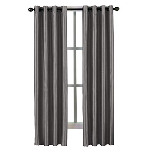 Curtainworks Curtain Panel, Pewter, 50" W x 108" L (Pack of 1), W 50" x L 108" (1 Panels) - Image 2