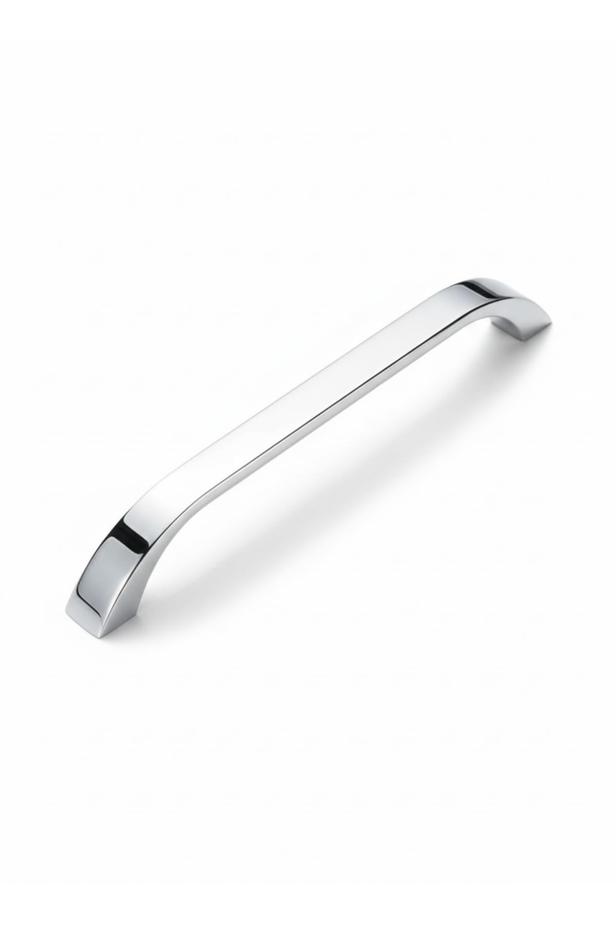 Göksu Krom Metal Mutfak Dolap Kulpları, Çekmece Kapak Kulbu, Mobilya Kulp (128 mm, Adet, 1)