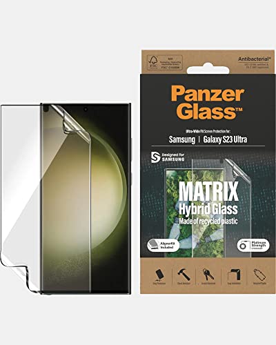 PanzerGlass Matrix Galaxy S23 Ultra protection écran anti-rayures antichoc