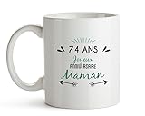 le messager 74 cluses CADEAU ANNIVERSAIRE 74 ANS : Cadeau personnalisable parfait pour l'anniversaire d'une maman de 74 ans
