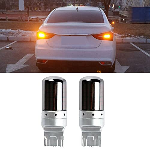 Ampoule LED T20 7440 chrome pour clignotant sécurité route voyage