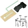 Sheet Sensor Stellmotor Pedal für Roland Drum FD-8 TD-1 Hi Hat Pedal Gummi Teilschaltung TD4 9 11 15 17 Drum Zubehör (Pedalgummi + Blechsensor)