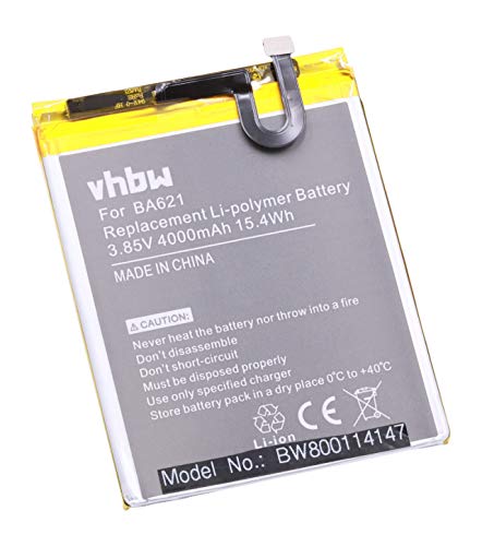 vhbw Litio pol�mero bater�a 4000mAh (3.85V) para m�vil Smartphone tel�fono Meizu M5 Note, M5 Note Dual SIM TD-LTE, M621C, M621M, M621Q, Meilan Note 5