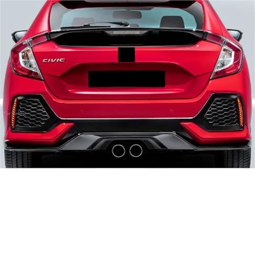 Feu de brouillard arrière LED clignotant dynamique pour Honda Civic Hatchback Type R - 2