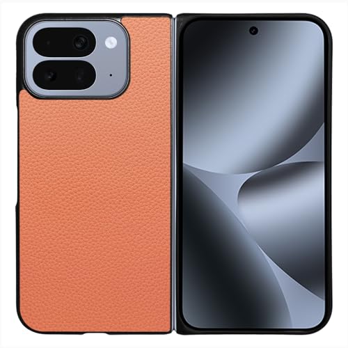 LOOF LUXURY-SHELL Google Pixel 10 Pro Fold �p �P�[�X �J�o�[ �{�v ���U�[ �X�}�z�P�[�X �V���v�� �ϏՌ� ���^ �y�� leather [�t���~���S]