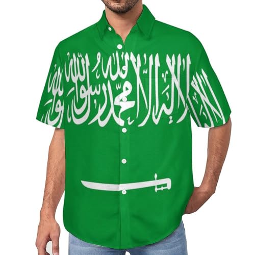 Chemise drapeau Arabie Saoudite : idée cadeau homme été