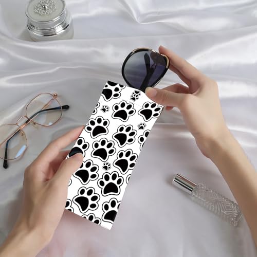 Image of Anikathy 2Pcs Sunglass Eyeglass Glasses Case Soft PU Leather with Cleaning Cloth Portable Glasses Pouch Bag for Men Women