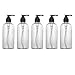 TOPBATHY 5 Stücke Pumpflasche Nachfüllbar Pumpspender Leer Seifenspender Handgel Pumpe Gelspender Reise Hygiene Reinigung Flüssigkeiten Flasche für Küche Bad Außen (200ml)