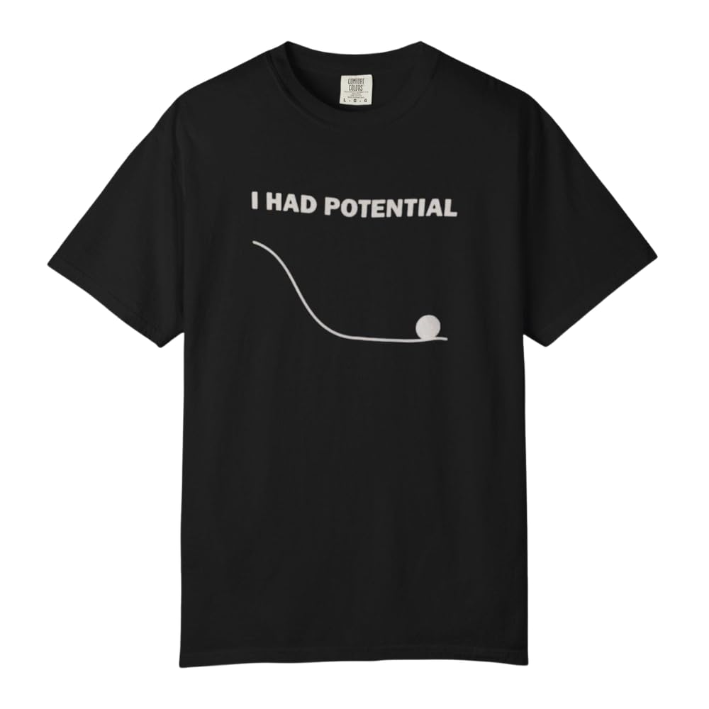 Project Hail Mary Grace Shirt, I Had Potential Tee, Funny Sci Fi Book Graphic T Shirt Multi