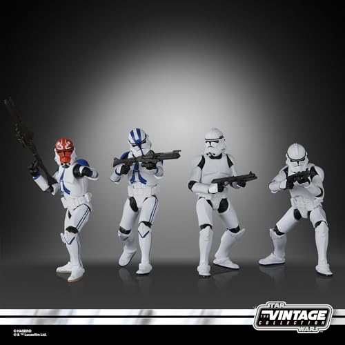 STAR WARS The Vintage Collection Phase II Clone Trooper, Ahsoka 3.75 Inch Collectible Action Figure 4-Pack - Image 4