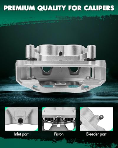Image of SCITOO Front Right Brake Caliper With Bracket 18B5302 Fit For Chevy Silverado 2500 HD /Silverado 3500 HD, For Chevy Suburban 3500 HD 16-17 For GMC Sierra 2500 HD 11-17 For GMC Sierra 3500 HD 11-17