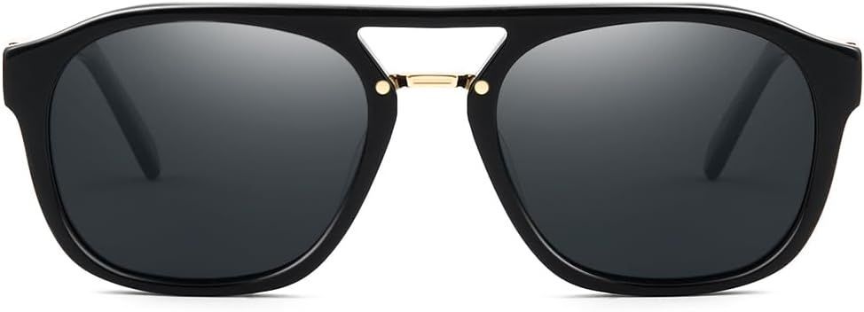 Mose RomanoPolarized Aviator Sunglasses for Men Women Trendy UV400 Protection