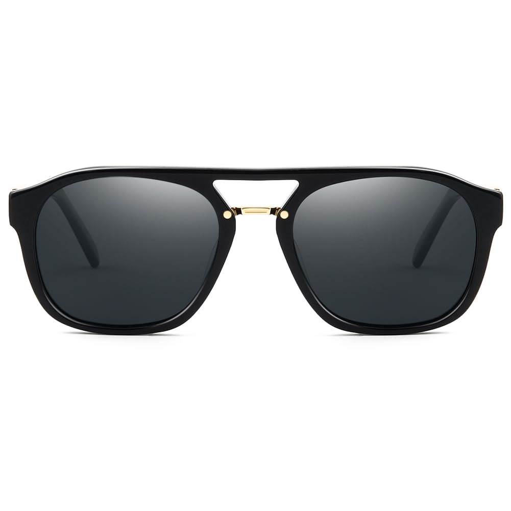 Mose RomanoPolarized Aviator Sunglasses for Men Women Trendy UV400 Protection