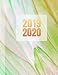 Produktbild 2019-2020: Stylish Academic Year Planner Weekly Monthly July 2019 - June 2020 8.5x11 - Large Calendar Organizer For Women With Notes Section + Lined ... Light Pastel Green Cream Rose Gold Art