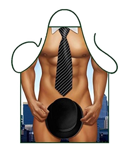 Iconic Aprons Business Man Apron, Polyester, Multi-Colour, 79 x 56 x 0.1 cm