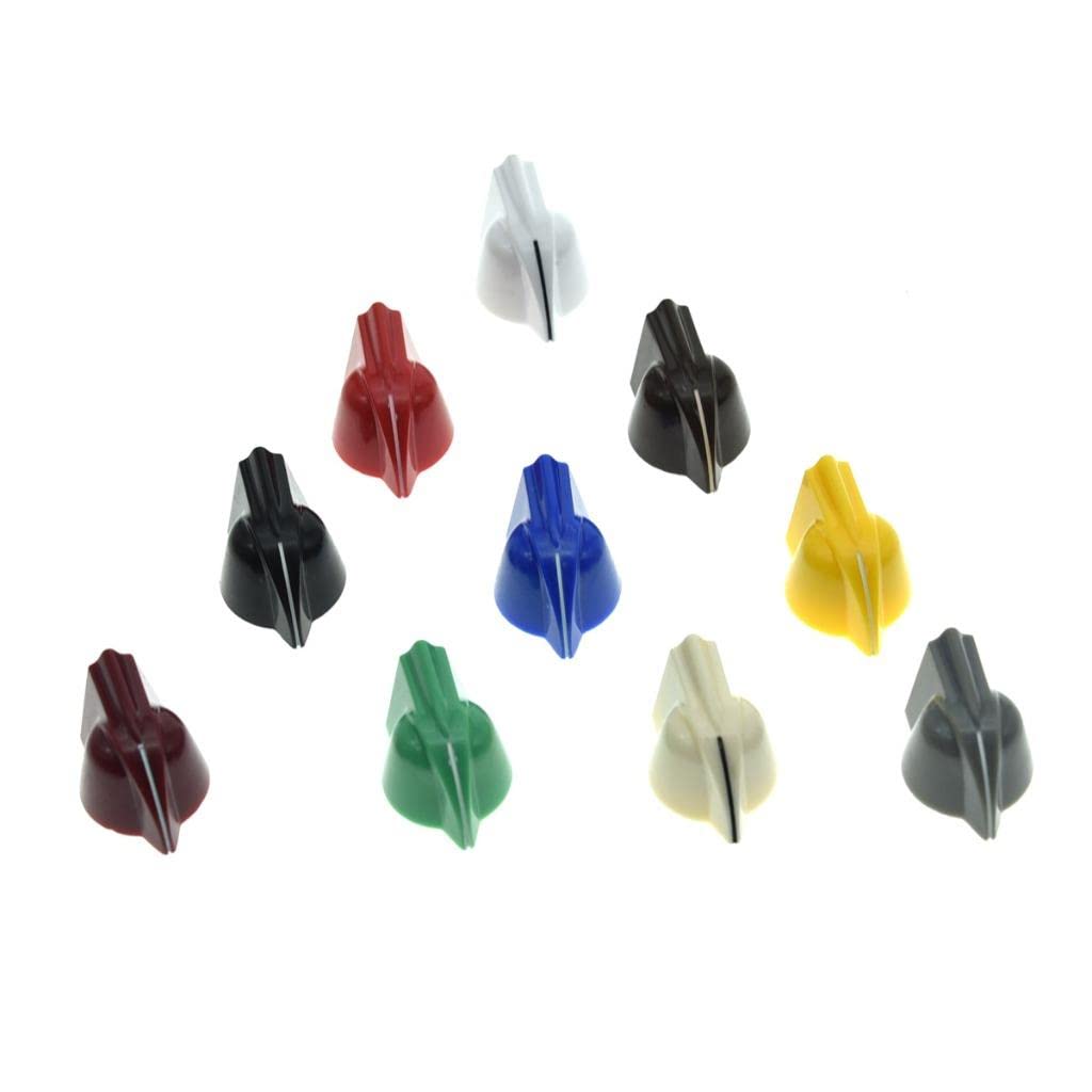6Pcs Big Chicken Head Knobs Chitarra Effetto Pedale Amplificatore - Foto 7