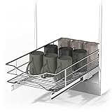 Home Zone Living Pull Out Drawer Cabinet Organizer, 11' W x 21' D