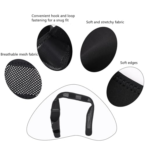 Zerodis Hunde-Kniebandage für Gerissenes ACL-Hinterbein, Kreuzbandverletzungen, Patellaluxation oder Arthrose, Hunde-ACL-Kniebandage, Hundebandage für das Hinterbein Zur Unterstützung (M)